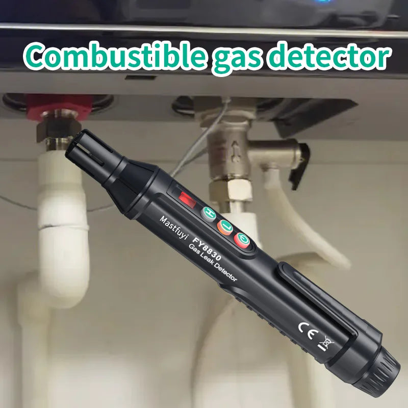 2024 New Portable Gas Leak Detector Natural Gas Detector Combustible Gas Detector With Audible And Visual Alarm Gas Sniffer Test