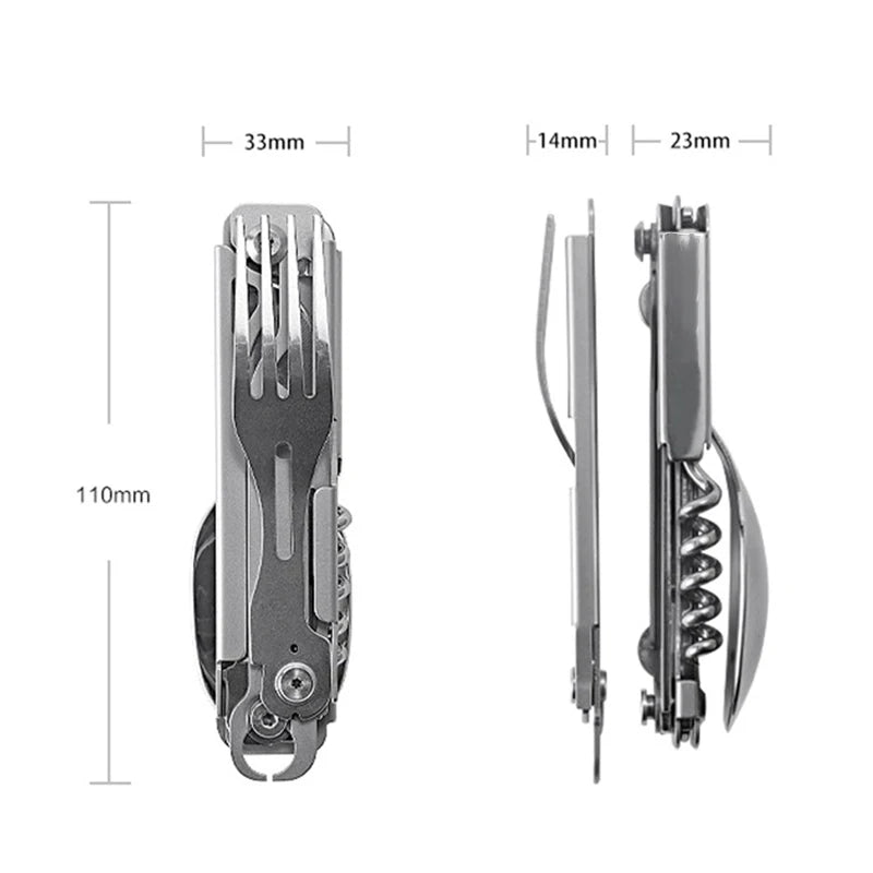 Foldable Camping Cutlery