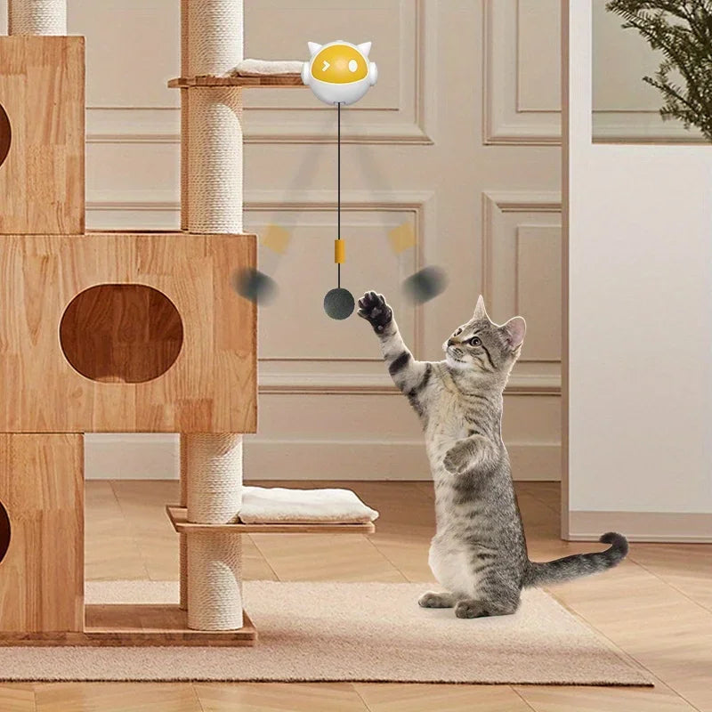 New interactive cat toys electric cat balls pet toys can be raised and lowered hair balls self-hilarious electric cat balls