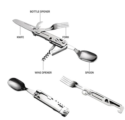 Foldable Camping Cutlery