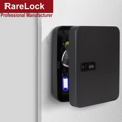 Safe Key Storage Box Combination Cabinet 3 Digital Password for Home Office Hotel Key Security Rarelock MS441 G1