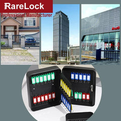 Safe Key Storage Box Combination Cabinet 3 Digital Password for Home Office Hotel Key Security Rarelock MS441 G1